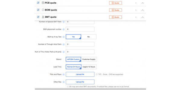 Customized PCBA on AiPCBA