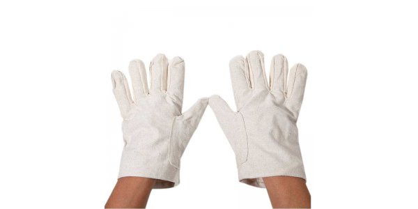 canvas gloves