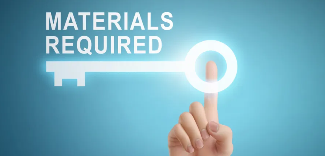 Meterial required